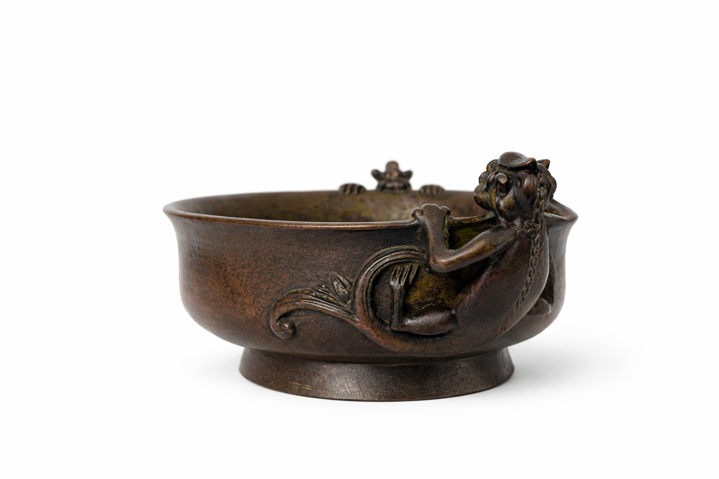 Double Dragon Copper Bowl