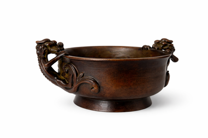 Double Dragon Copper Bowl