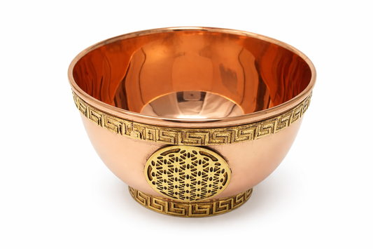 Flower of Life Copper Bowl