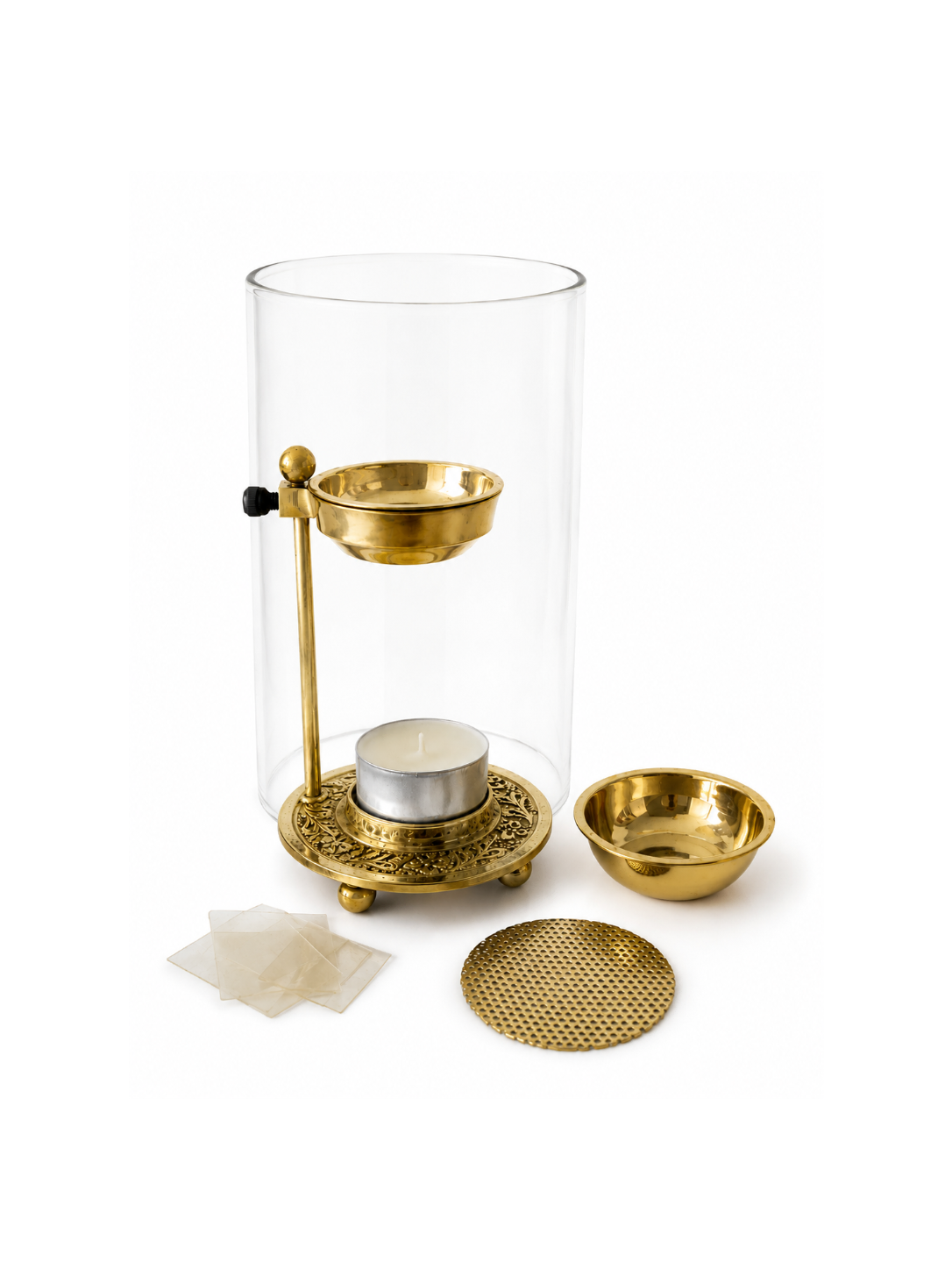 Adjustable Brass Incense Burner