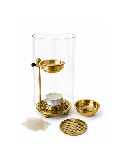 Adjustable Brass Incense Burner