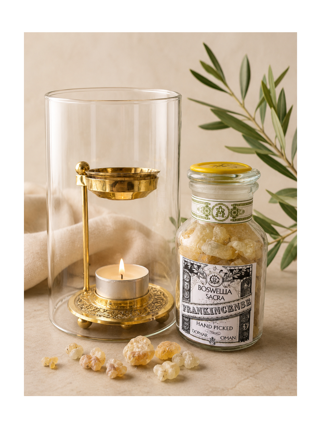 Adjustable Brass Incense Burner